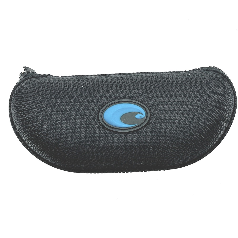 Costa‎ Sunglasses Eyeglasses Protective Zippered Clamshell Case Black Blue Logo
